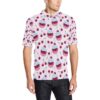 Cherry Cupcake Pink Pattern Men Polo Shirt