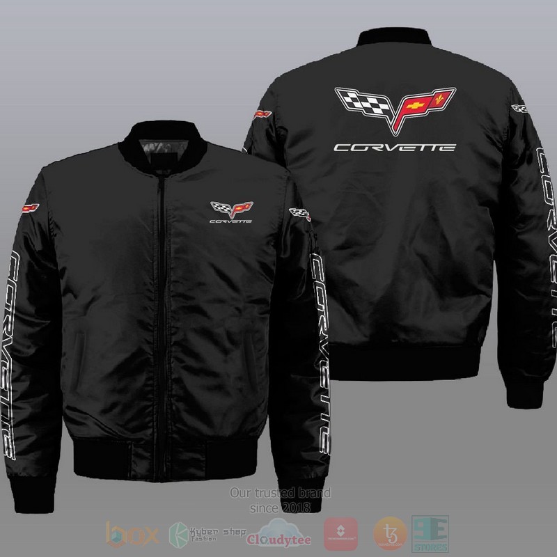 Chevrolet Corvette Car Bomber Jacket Chevrolet Corvette Car Bomber Jacket
