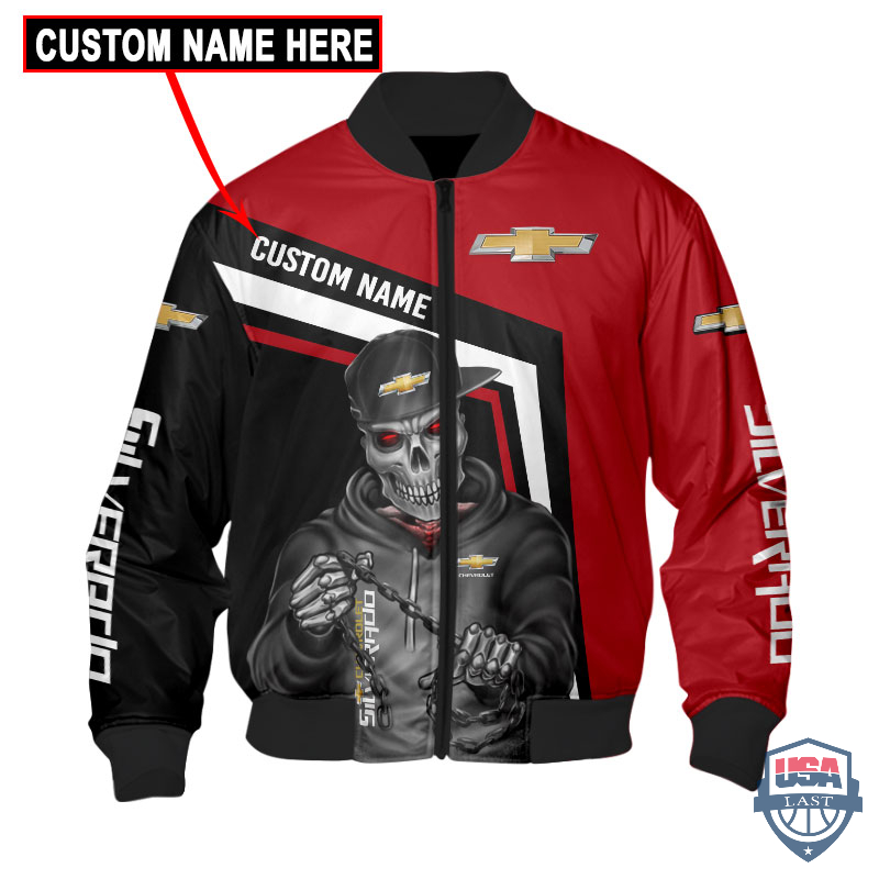 Chevrolet Ghost Rider Custom Name Bomber Jacket Chevrolet Ghost Rider Custom Name Bomber Jacket