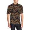 Chicken Embroidery Style Men Polo Shirt