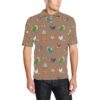 Chicken Happy Print Pattern Men Polo Shirt