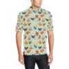 Chicken Pattern Print Design 07 Men Polo Shirt