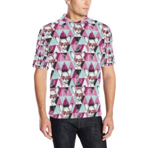 Chihuahua Cute Triangle Pattern Men Polo Shirt