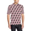 Chihuahua Pink Print Pattern Men Polo Shirt