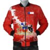 Chile Christmas Coat Of Arms Men Bomber Jacket  X Style J78 Bomber Jacket