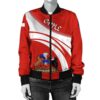 Chile Coat Of Arms Women Bomber Jacket Cricket Bomber Jacket