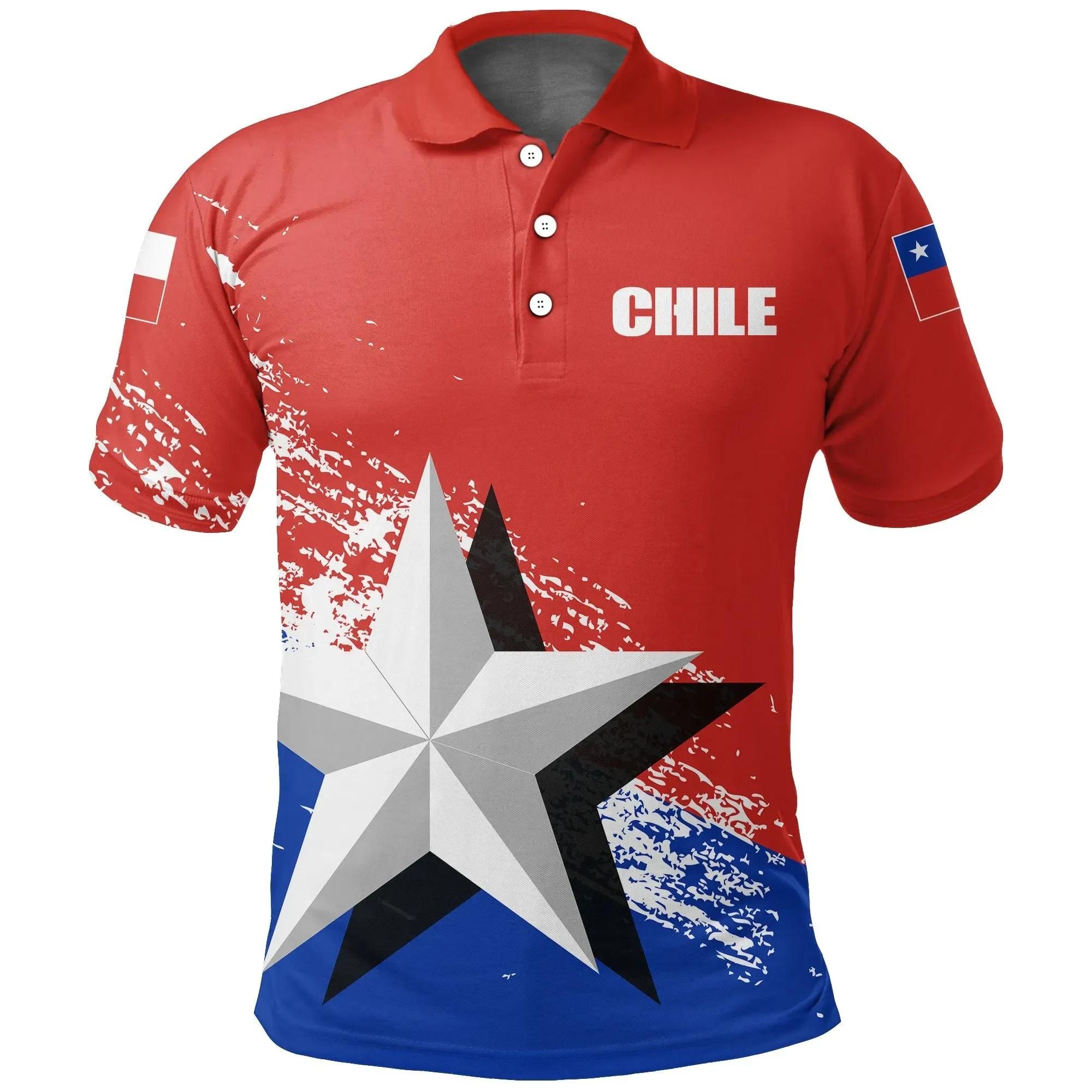 Chile Polo Shirt - Chile Desperto A18 Chile Polo Shirt - Chile Desperto A18