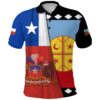 Chilean Mapuche Polo Shirt All In One K8
