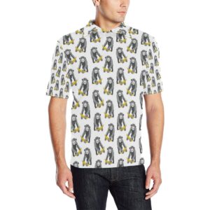 Chimpanzee Pattern Print Design 05 Men Polo Shirt