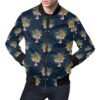 Chinese Tiger Pattern Print Mens Bomber Jacket