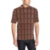 Chocolate Pattern Print Design 03 Men Polo Shirt