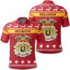 Christmas Belgium Coat Of Arms Polo Shirt JW9