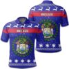 Christmas Belize Coat Of Arms Polo Shirt JW9