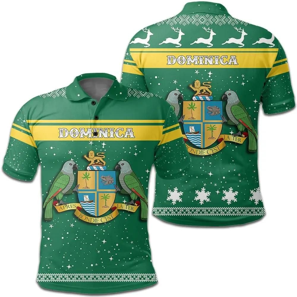 Christmas Dominican Republic Coat Of Arms Polo Shirt JW9 Christmas Dominican Republic Coat Of Arms Polo Shirt JW9