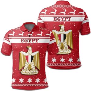 Christmas Egypt Coat Of Arms Polo Shirt JW9