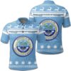 Christmas Federated States of Micronesia Coat Of Arms Polo Shirt JW9