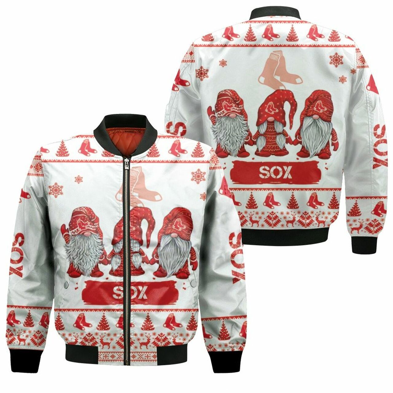 Christmas Gnomes Boston Red Soxugly Sweatshirt Christmas 3D Bomber Jacket Model 1222 Bomber Jacket Christmas Gnomes Boston Red Soxugly Sweatshirt Christmas 3D Bomber Jacket Model 1222 Bomber Jacket