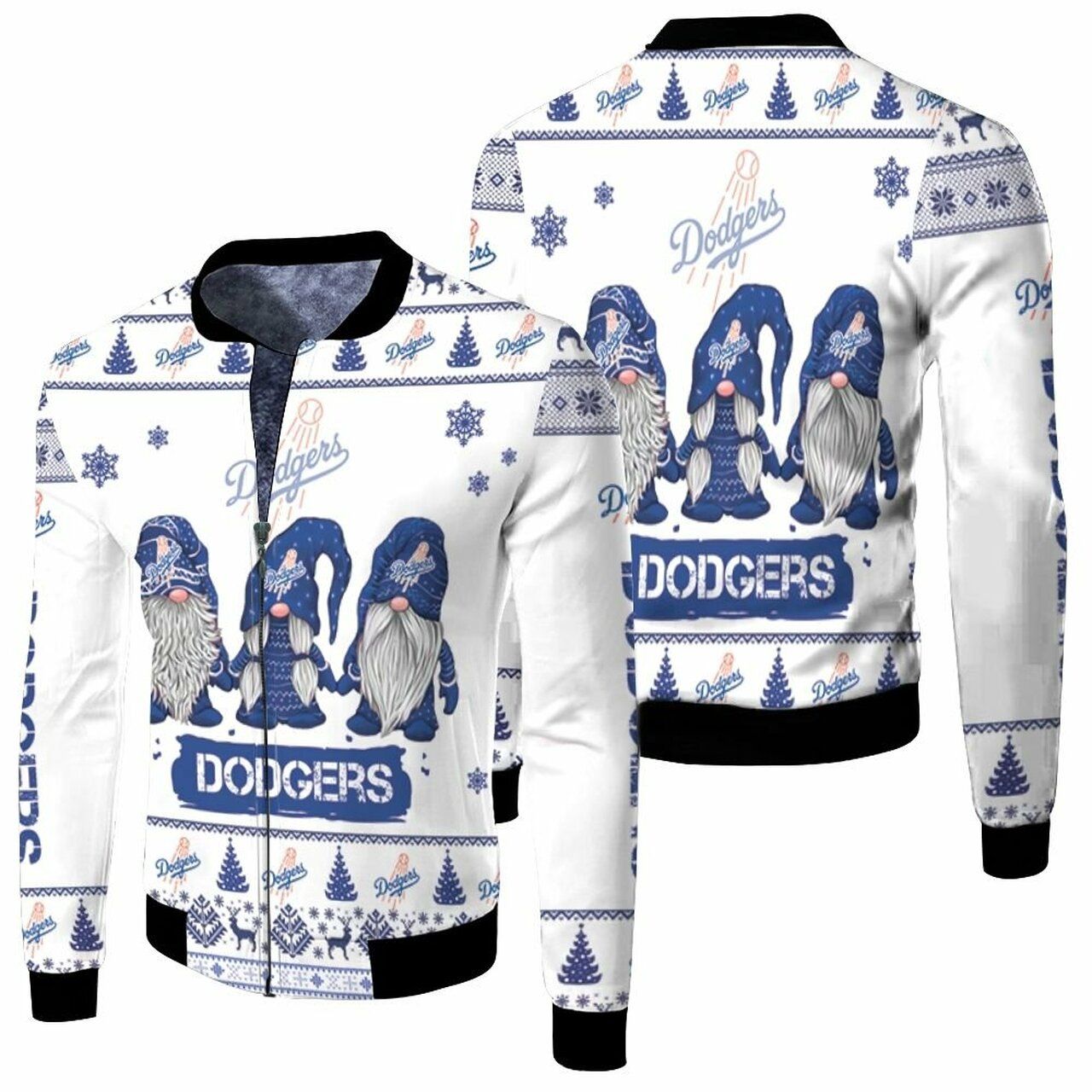 Christmas Gnomes Dodgers Ugly Sweatshirt Christmas 3D Bomber Jacket Model 1267 Bomber Jacket Christmas Gnomes Dodgers Ugly Sweatshirt Christmas 3D Bomber Jacket Model 1267 Bomber Jacket
