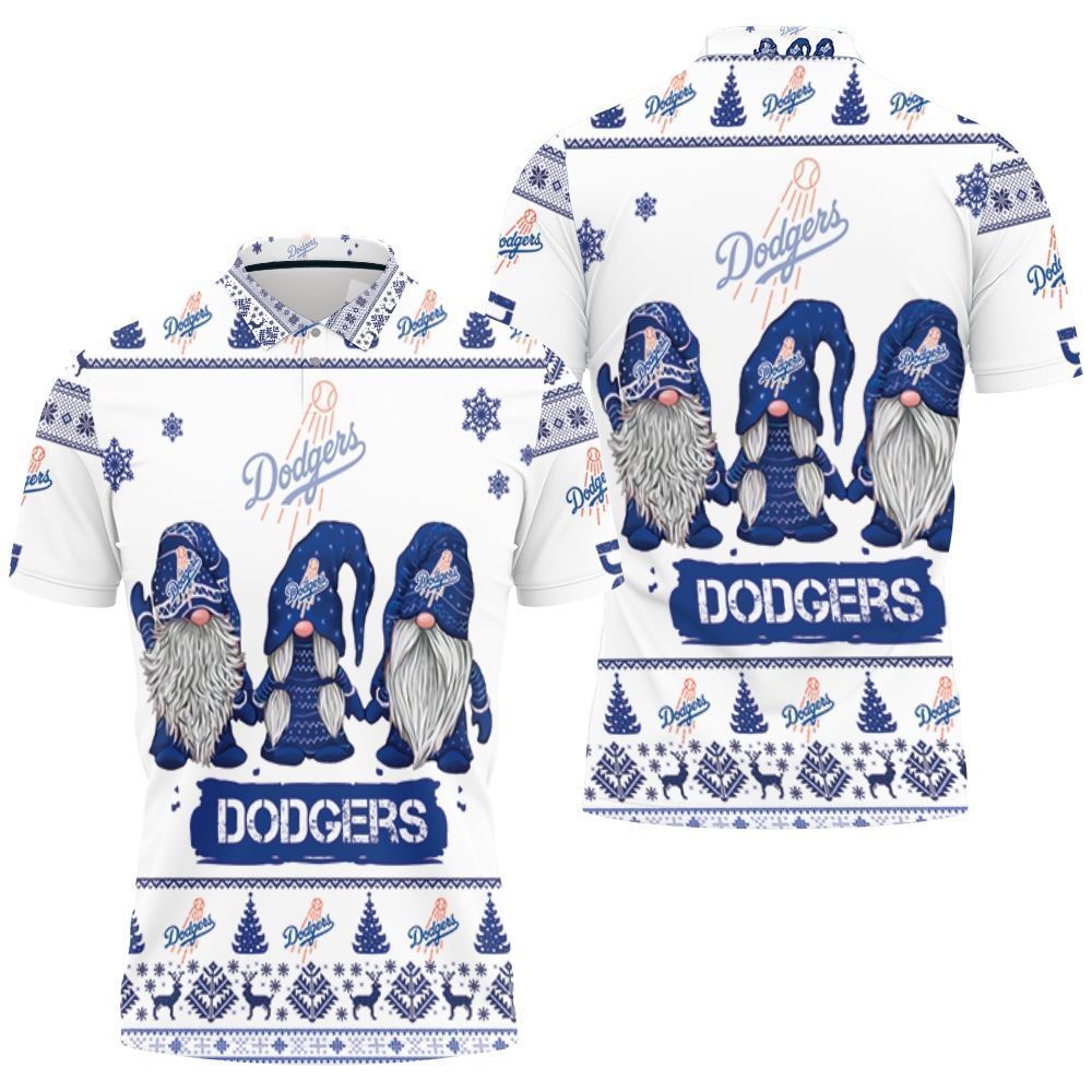Christmas Gnomes Dodgers Ugly Sweatshirt Christmas 3D Polo Shirt Christmas Gnomes Dodgers Ugly Sweatshirt Christmas 3D Polo Shirt