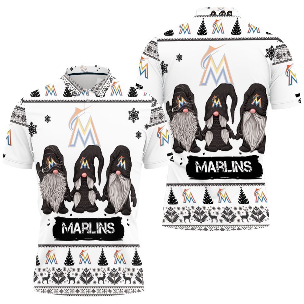 Christmas Gnomes Marlins Ugly Sweatshirt Christmas 3D Polo Shirt Christmas Gnomes Marlins Ugly Sweatshirt Christmas 3D Polo Shirt