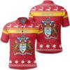 Christmas Guyana Coat Of Arms Polo Shirt JW9