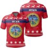 Christmas Iowa Coat Of Arms Polo Shirt JW9