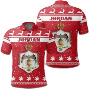Christmas Jordan Coat Of Arms Polo Shirt JW9