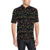 Christmas Light Pattern Print Design 04 Men Polo Shirt