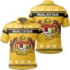Christmas Malaysia Coat Of Arms Polo Shirt JW9