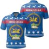 Christmas Mongolia Coat Of Arms Polo Shirt JW9