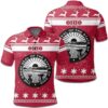 Christmas Ohio Coat Of Arms Polo Shirt JW9