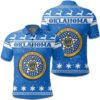 Christmas Oklahoma Coat Of Arms Polo Shirt JW9