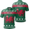 Christmas Wales Coat Of Arms Polo Shirt JW9