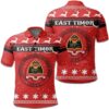Christmas easter island Coat Of Arms Polo Shirt JW9