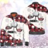 Christmas tartan golf 3D All Over Printed Shirt
