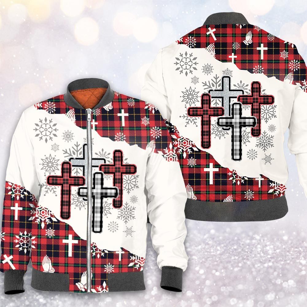 Christmas tartan jesus 3D All Over Printed Shirt Christmas tartan jesus 3D All Over Printed Shirt