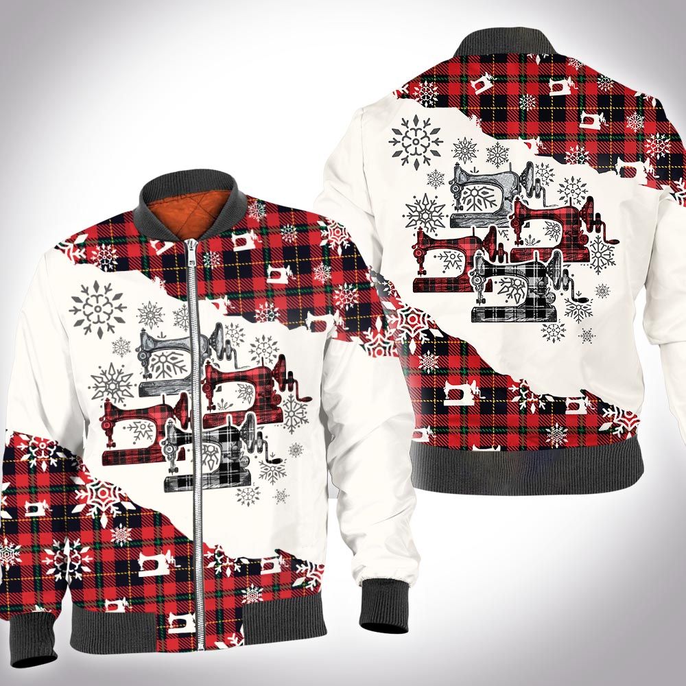 Christmas tartan sewing 3D All Over Printed Shirt Christmas tartan sewing 3D All Over Printed Shirt
