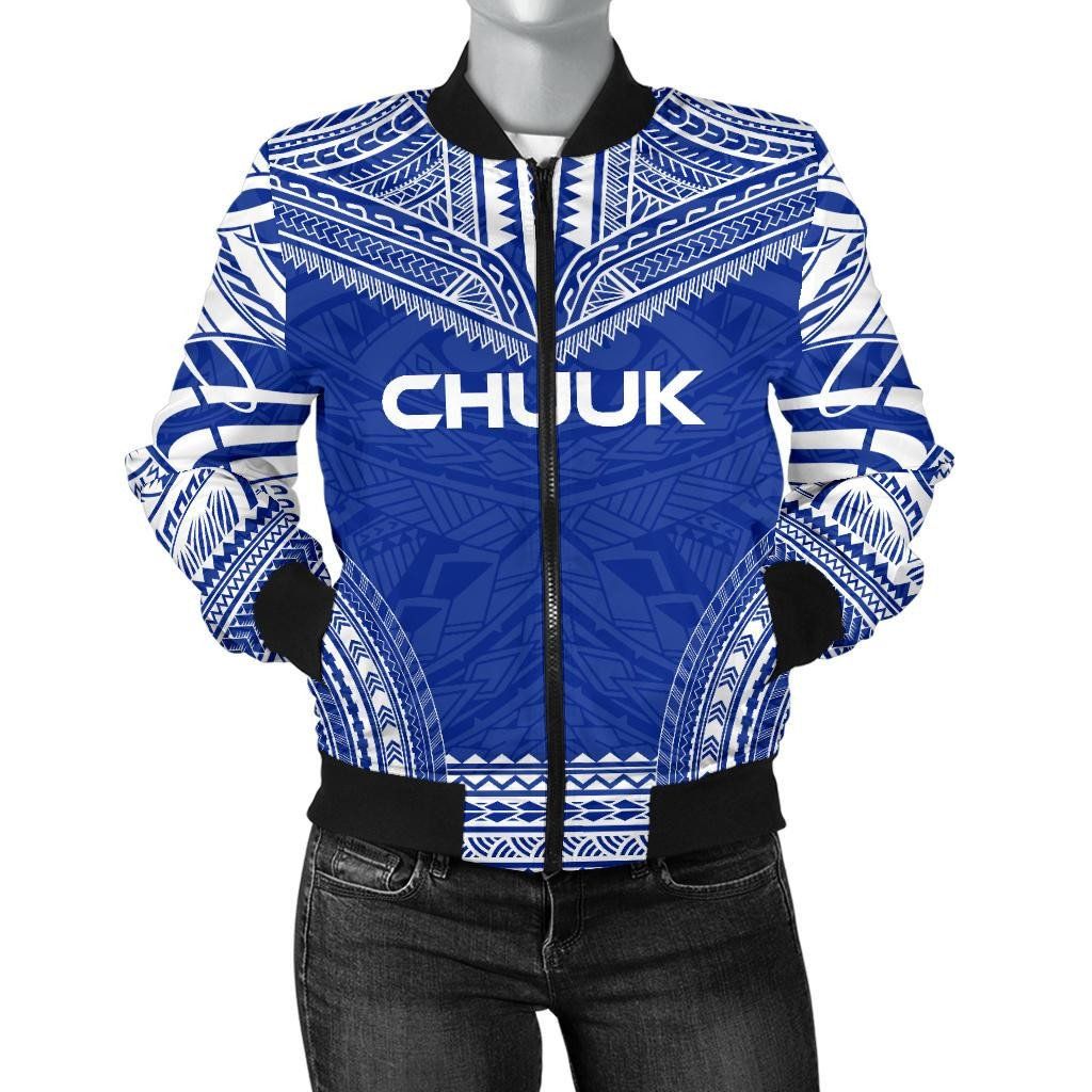 Chuuk Flag Polynesian Chief Women'S Bomber Jacket - Bn10 Bomber Jacket Chuuk Flag Polynesian Chief Women'S Bomber Jacket - Bn10 Bomber Jacket