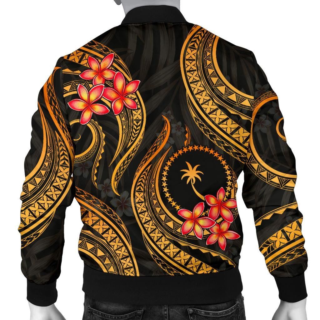 Chuuk-Micronesian-Men-Bomber-Jacket-Gold-Plumeria-BN11-Bomber-Jacket-2