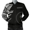 Chuuk Pattern Men's Bomber Jackets - Black Style - FSM - BN912 Bomber Jacket