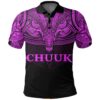 Chuuk (Pink) Polo Shirt Polynesian A15