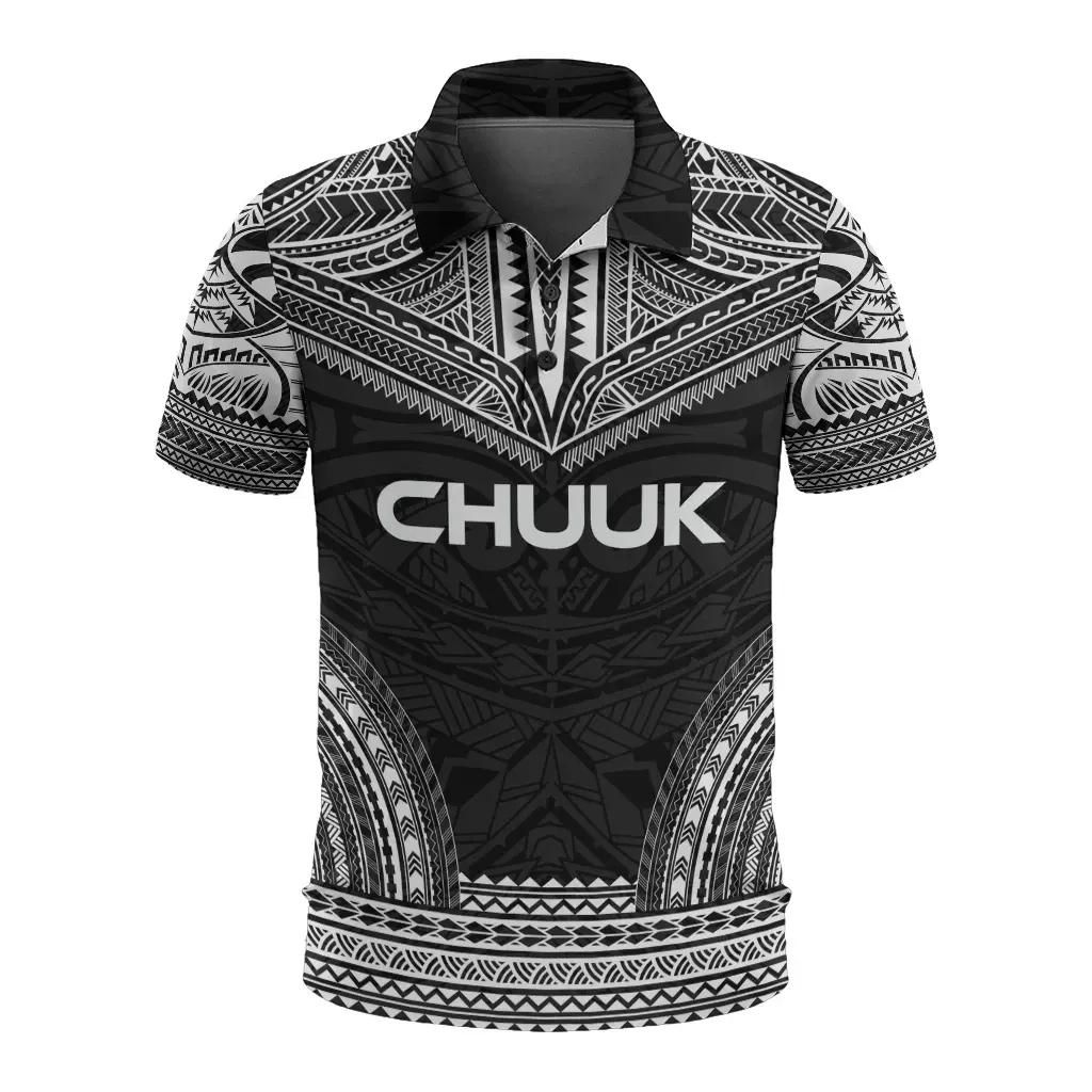 Chuuk Polo Shirt - Polynesian Chief Black Version - BN10 Chuuk Polo Shirt - Polynesian Chief Black Version - BN10