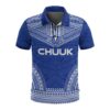 Chuuk Polo Shirt - Polynesian Chief Flag Version - BN10