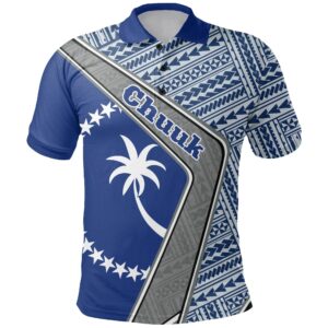 Chuuk Polo Shirt - Polynesian Coat Of Arms A224