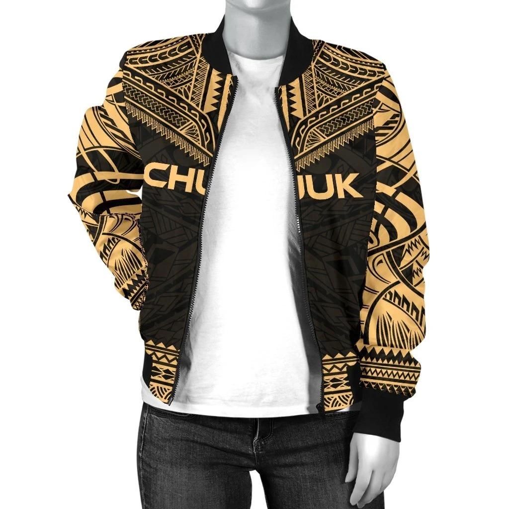 Chuuk-Polynesian-Chief-WomenS-Bomber-Jacket-Gold-Version-Bn10-2