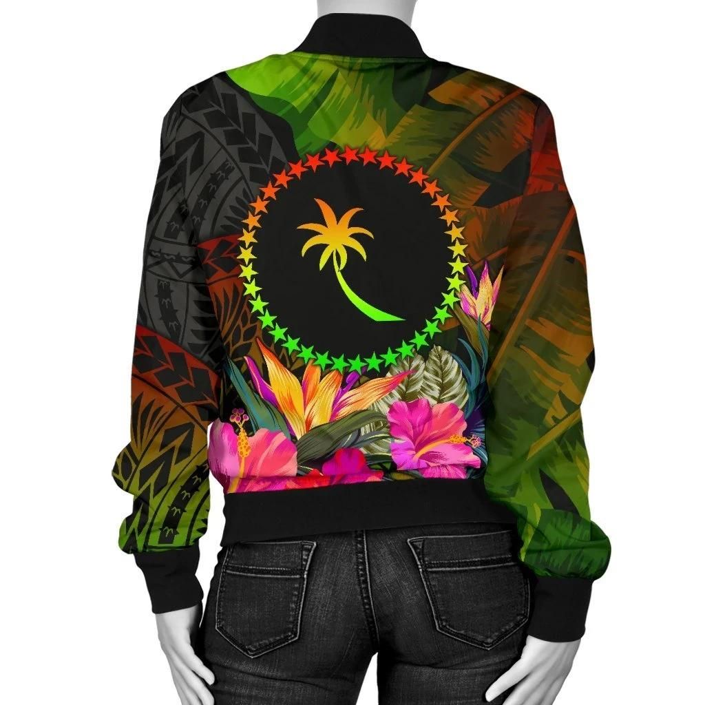 Chuuk-Polynesian-Personalised-Womens-Bomber-Jacket-Hibiscus-and-Banana-Leaves-BN15-Bomber-Jacket-1