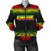 Chuuk Women's Bomber Jacket - Fog Reggae Style - BN09 Bomber Jacket