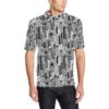 City Pattern Print Design 02 Men Polo Shirt