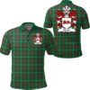Clarke (of Flint) Wales Polo Shirt - Welsh National Tartan A7