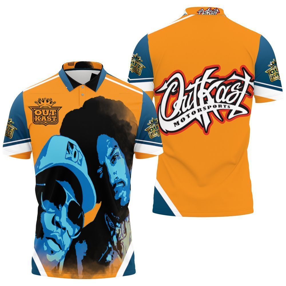 Classic Outkast Portrait Outkast Polo Shirt All-Over Print Classic Outkast Portrait Outkast Polo Shirt All-Over Print